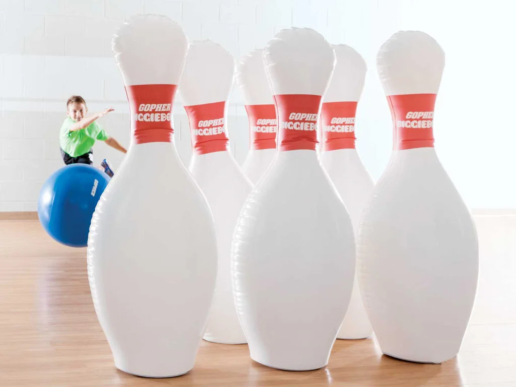BiggieBowl bowling set for elementary physical education