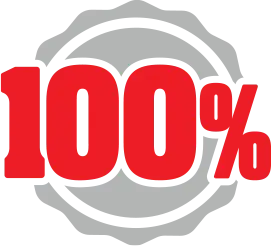 Unconditional 100% Satisfaction Guarantee badge