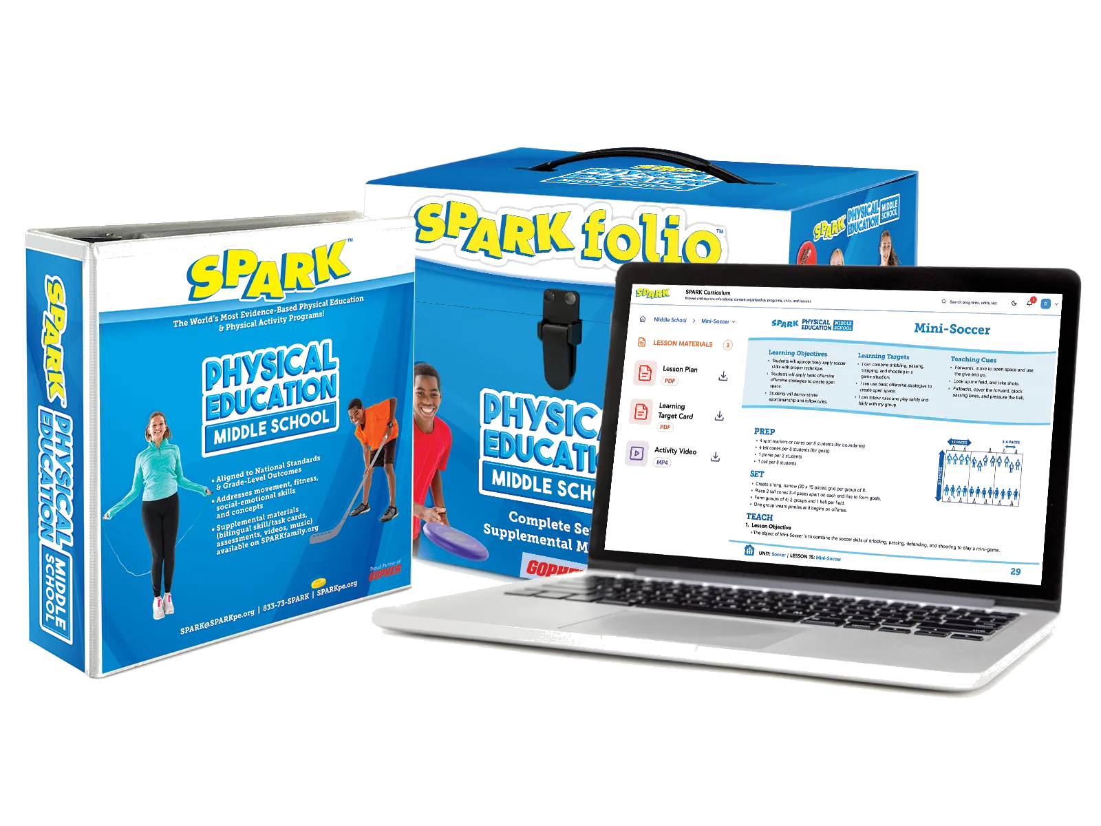 SPARK Middle School Curriculum Set