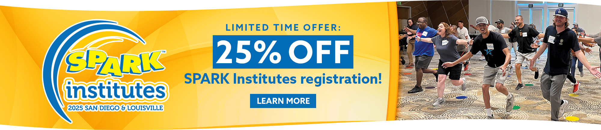 Limited Time Offer: 25% Off SPARK Institutes registration!
