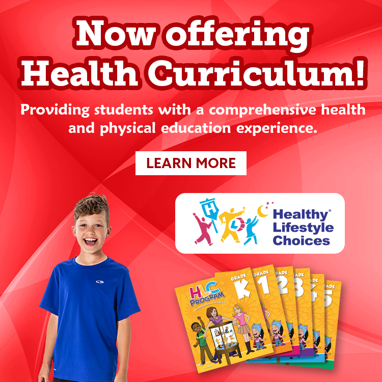 Now offering Health Curriculum! Providing students with a comprehensive health and physical education experience.